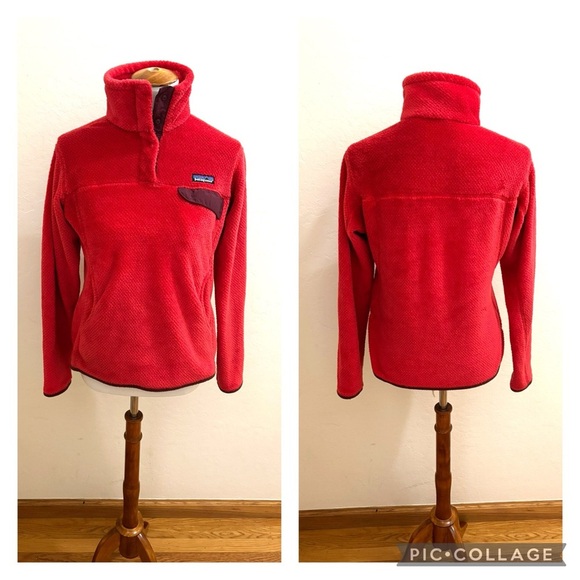 Patagonia Red Fleece Pullover - Picture 2 of 2